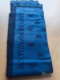 Sciarpa Emporio Armani Blu in Lana 🌟