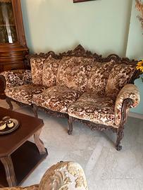 Salotto completo stile barocco