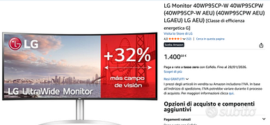 Monitor LG40WP95CP-W
