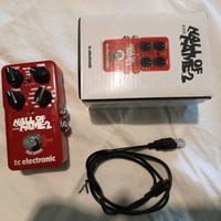 Effetto chitarra - TC elettronica Hall of Fame 2