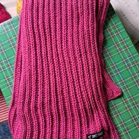 sciarpa lunga fucsia nuova