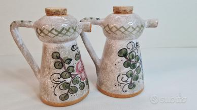 AMPOLLE PER OLIO E ACETO IN CERAMICA