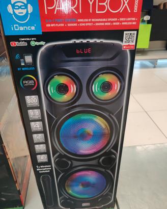 Karaoke e cassa wireless