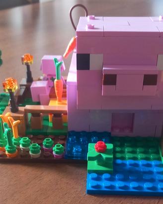 lego minecraft la casa del maialino