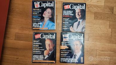 Riviste Capital 1991-92 lotto 4 numeri vintage