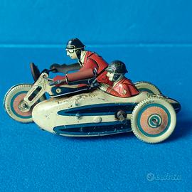 SFA Paris Sidecar giocattolo di latta penny toy