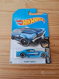 Hot wheels Chevrolet chevelle  long card