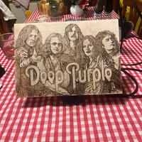 Pirografia su legno  Deep Purple  nò laser!