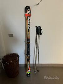 Sci 167cm ROSSIGNOL con bastoncini