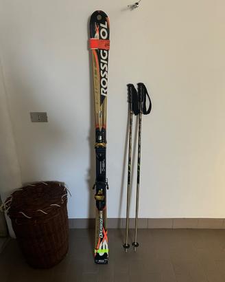 Sci 167cm ROSSIGNOL con bastoncini