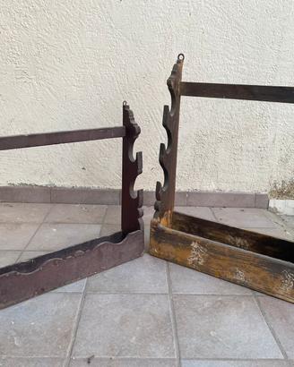 Portapiante in legno da restaurare