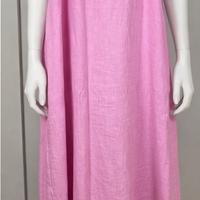 Vestito estivo rosa con pizzo moda Positano