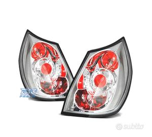 FANALI RENAULT SCENIC 03-06 LOOK LEXUS CROMO