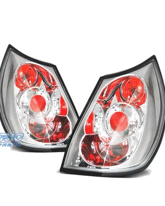 FANALI RENAULT SCENIC 03-06 LOOK LEXUS CROMO