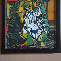 Dipinto " Copia di Donna piangente di Picasso"