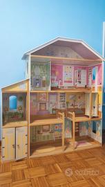 casa delle bambole kidcraft in legno