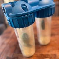 Filtro a due stadi per acqua osmotizzata