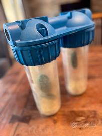 Filtro a due stadi per acqua osmotizzata