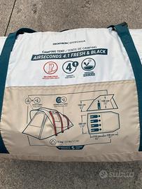 Tenda gonfiabile 4 posti decathlon