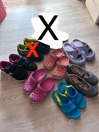 Maxi lotto scarpe bimba tg 30 31 32 varie marche