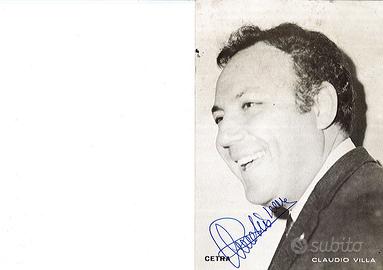 2 CARTOLINE AUTOGRAFATE (Claudio Villa-Ave Ninchi)
