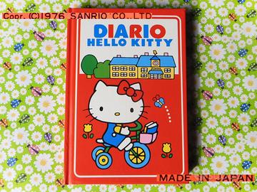 Vintage 1976 Sanrio HELLO KITTY diario 50 ANNI NEW