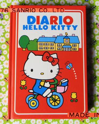Vintage 1976 Sanrio HELLO KITTY diario 50 ANNI NEW