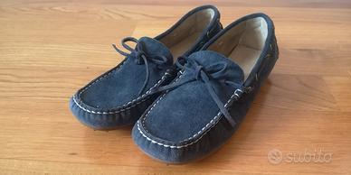 Mocassini Car Shoe Camoscio Blu n. 35