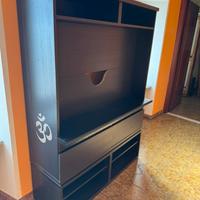 Mobile tv ikea fino a 55” con cassetti e libreria