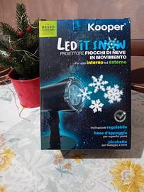 Proiettore led fiocchi di neve in movimento