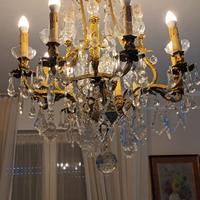 lampadario Boemia antico