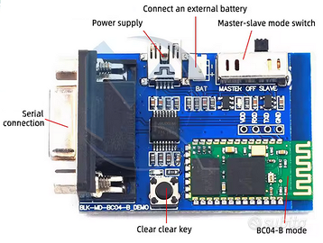 Coppia convertitori RS232-Bluetooth