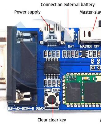 Coppia convertitori RS232-Bluetooth