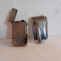 Due Accendini Argentati Win & Ronson primi anni 70