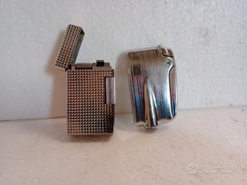 Due Accendini Argentati Win & Ronson primi anni 70