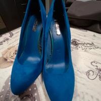 scarpe décolleté Zara blu