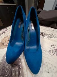 scarpe décolleté Zara blu