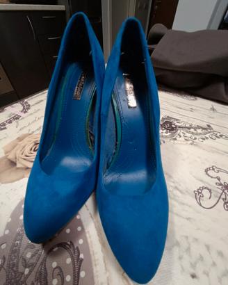 scarpe décolleté Zara blu