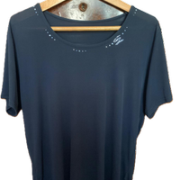 elegante blusa in crepes di viscosa