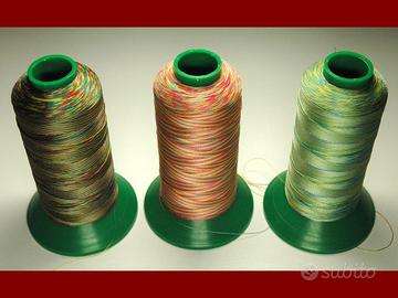 Filo da cucire industriale poliestere multicolor