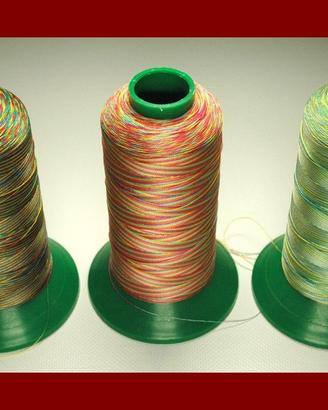 Filo da cucire industriale poliestere multicolor
