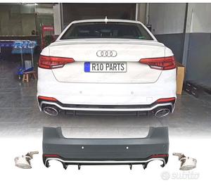 PARAURTI POSTERIORE PER AUDI A4 B9 SEDAN 16-
