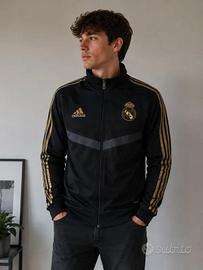 Giacca Adidas Nera FC Real Madrid taglia S