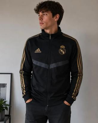 Giacca Adidas Nera FC Real Madrid taglia S