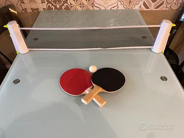 Rete portatile e racchette ping pong