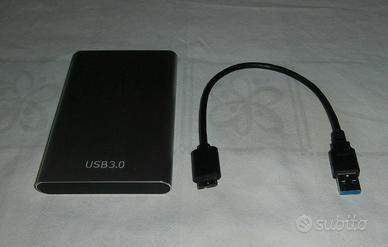 Ssd portatile esterno 2tb , cavo usb 3.0