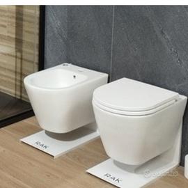 Coppia sanitari sospesi bianco opaco – €350