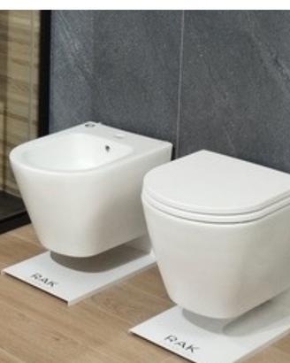 Coppia sanitari sospesi bianco opaco – €350