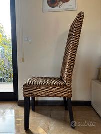 Sedia in bambù