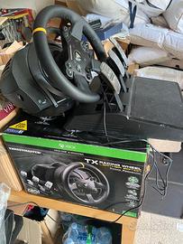 Pedali e volante thrustmaster xbox